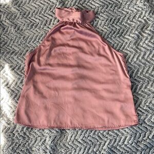 Elegant Pink Halter Top